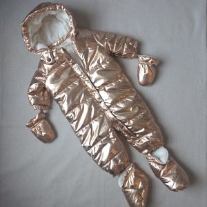 Gymboree Rose Gold Snowsuit